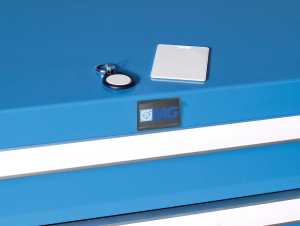 Drawer with electronic lock